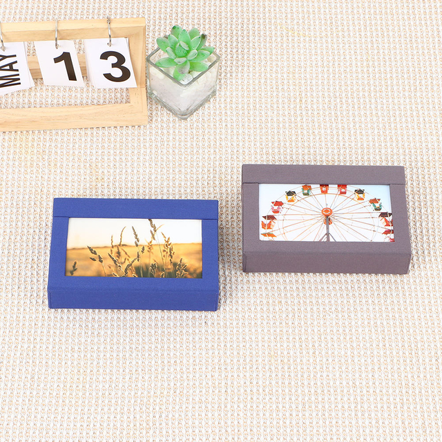 Оптовая индивидуальная логотип 4x6 фото альбомов Коллекция коробка каркаса бумажная картонная обложка ткани для свадьбы детские семейные фото фото