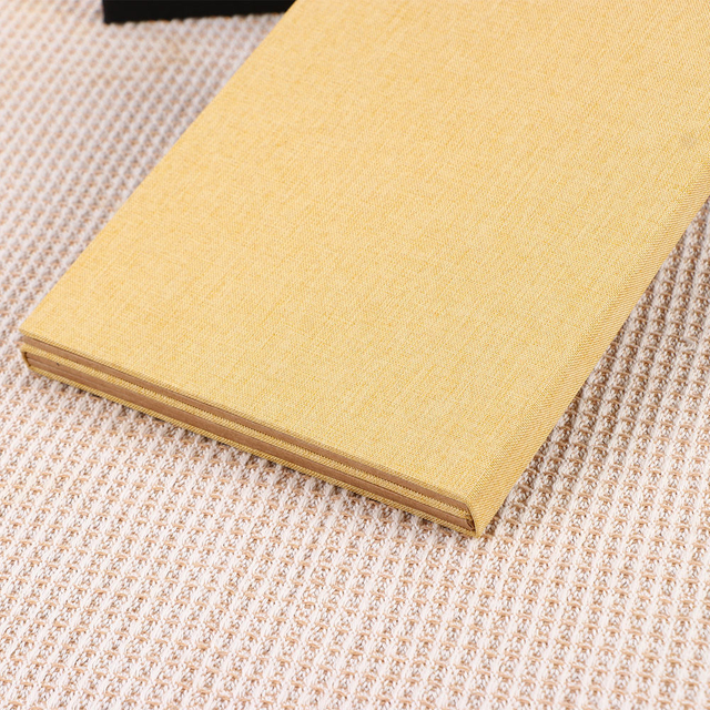 Настраиваемый фотоальбом складки 6x4 с покрытием льняной ткани красочный склад