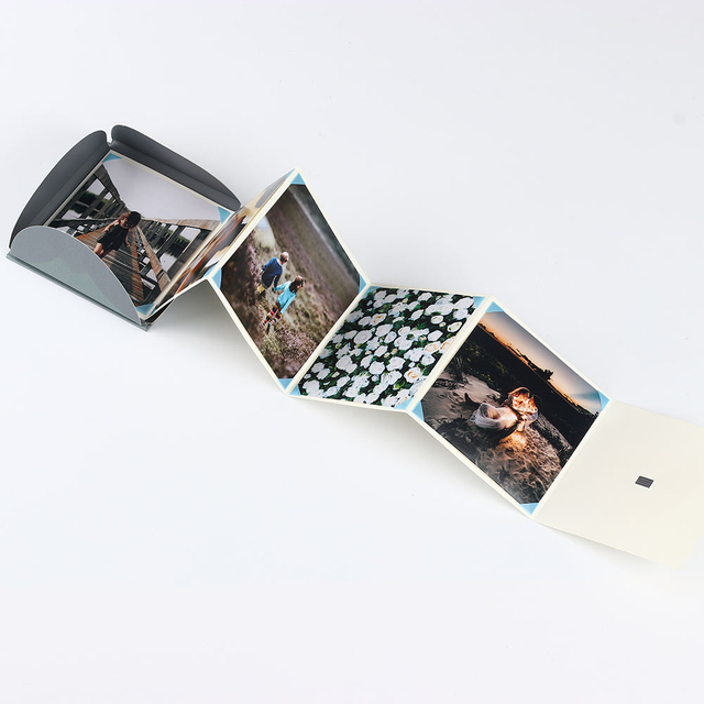 Оптовая индивидуальная логотип складывание фотоальбома Polaroid Slip-In Paper