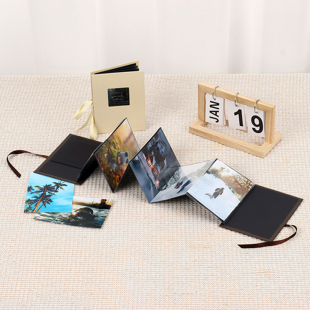 Оптовые активы настройка логотипа 4x6 Slip-In Paper Pofting Photo Almbing с оконным выпускным днем ​​рождения Свадебный семейный подарок детского подарка