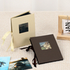 Настройка логотипа Оптовая OEM 4x6 Slip-In Paper Potting Photo Album с оконным выпускным днем ​​рождения Свадебный семейный подарок детского подарка