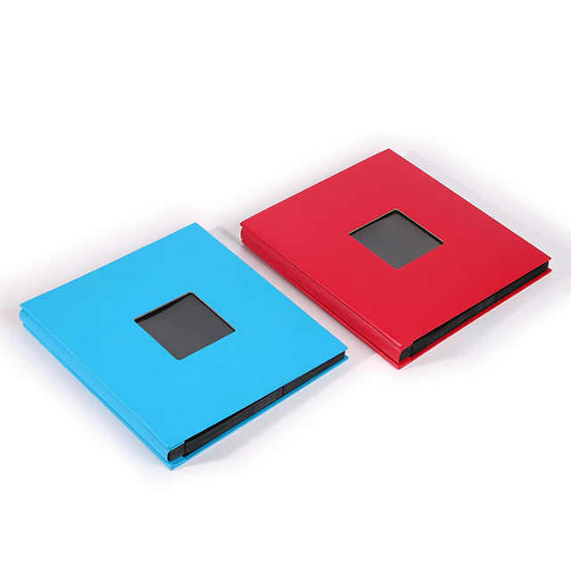 Красочный фотоальбом в твердом переплете с 500 карманным дизайном окна для свадебных фотографий DIY Slip-In Custom Logo Printing Baby 2 Color