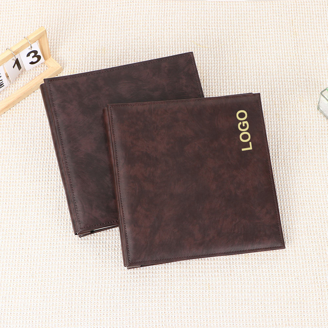 Оптовая индивидуальная логотип 4x6 картина Diy Pu Кожаная обложка альбом альбома самоклеясь о свадебной детской семейной фото книги по случаю дня рождения