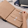 OEM Custom Logo Logo A4 Size Kraft Paper расширяющаяся папку папки я не буду отсутствовать организатор Document Document Binder Organizer