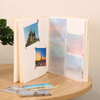 DIY Perfect Bound Paper Photo -Photo Set Кожаная и стеклянная бумага для свадьбы и ребенка с настраиваемой печатью логотипа