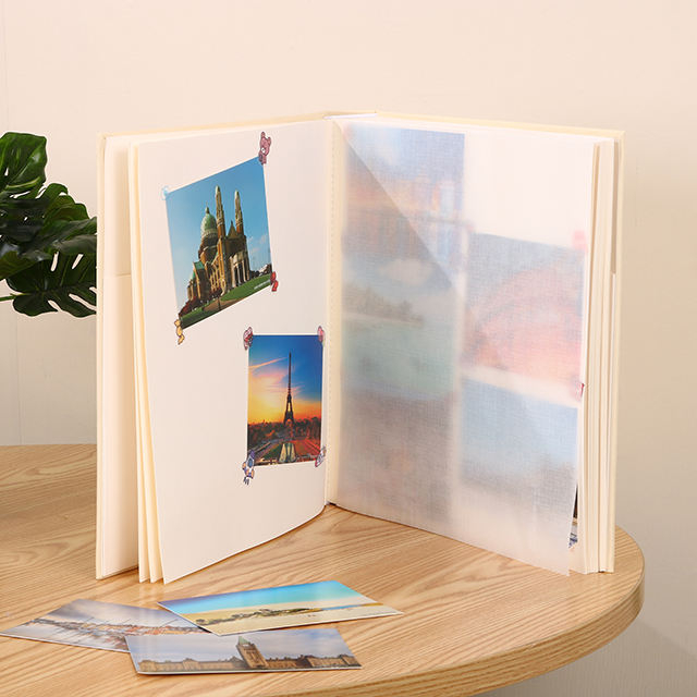 DIY Perfect Bound Paper Photo -Photo Set Кожаная и стеклянная бумага для свадьбы и ребенка с настраиваемой печатью логотипа