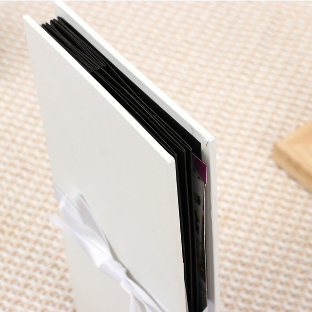 Оптовая фабрика Hot Sale Custom Logo Разноцветное складное фотоальбом на день рождения и свадьба с прочной бумажной обложкой