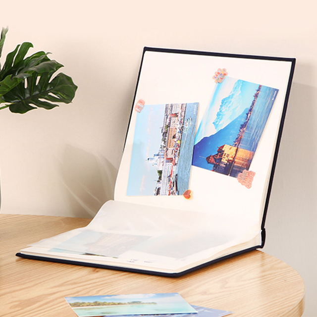 4x6 и 6x4 Size Custom Logo Logo Photo -Scover Фото альбом ткани материал стеклян