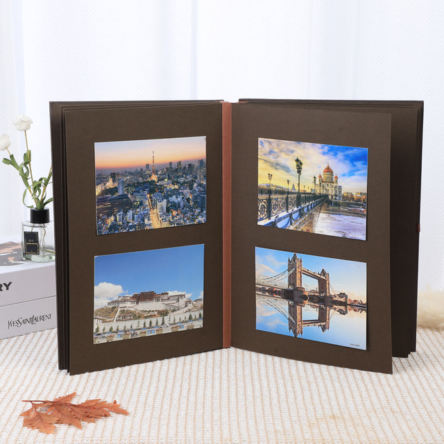 Красочный индивидуальный логотип фотоальбом DIY Signature Book для деловой активности