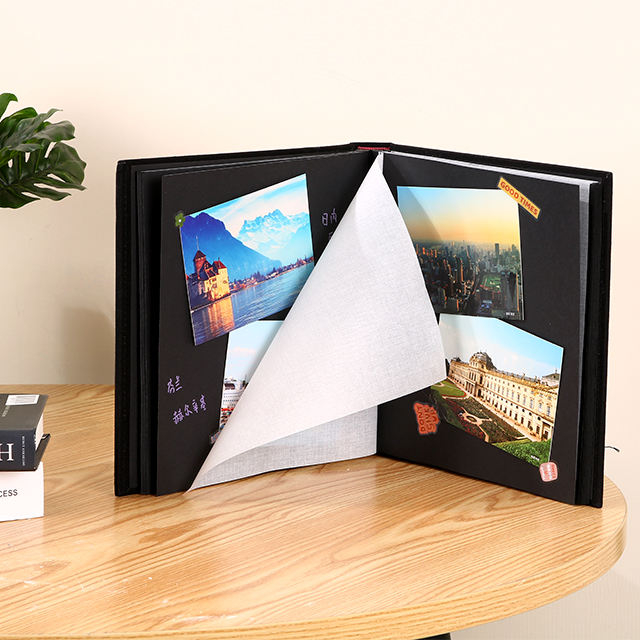 Пользовательский оптовый OEM 4x6 Фотоальбовая обложка жесткая ткань DIY передний витринный материал для свадебной малышки. Семья