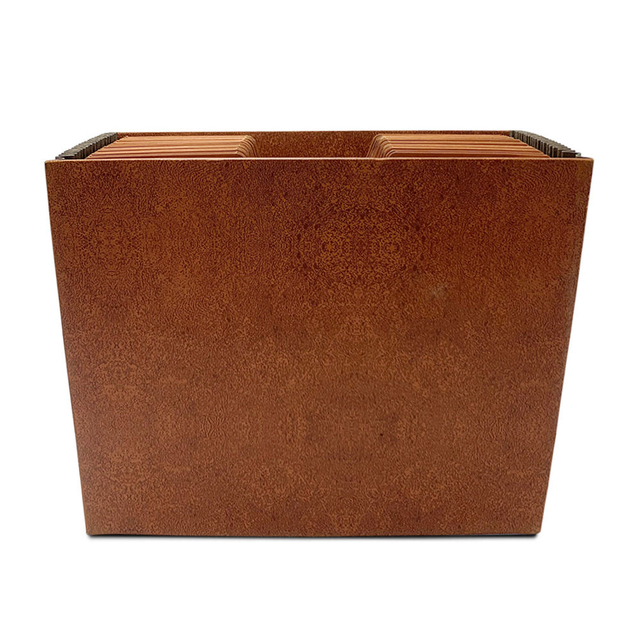 Пользовательский логотип A4 Size 21-Pockets Kraft Paper Accordion File папка школьная сумка для формы кошелька Организатор документа для работы в офисе