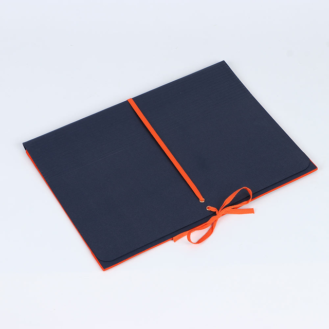 OEM Custom Logo Document Organizer A4 Size Office & School Catchitemery с покрытием ткани и закрытием ленты для управления файлами