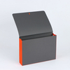 Пользовательский логотип OEM Document Organizer A4 Size Office & School Catchate Office с покрытием ткани и закрытием ленты для организатора документов Организатор