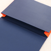 Оптовая пользовательская логотип A4 Pave Paper File File File с тканевой крышкой ленты закрытие пакета офисная школа канцелярские товары
