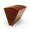 Пользовательский логотип 21-карманы Kraft Paper Аккордеонная папка папка A4 Size School Bag Shape Forme Forme Organizer Офис использование