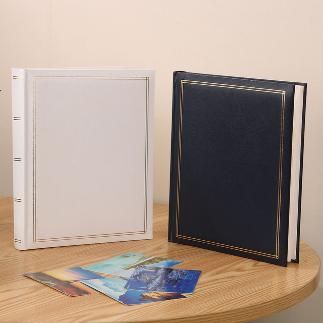 Кожаная обложка PU Classic Custom Logo Self-Leeckive Samizable Size Diy Friendly для свадебного фотоальбома Водонепроницаемые 1000 шт.