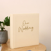 DIY Perfect Bound Paper Photo -Almag для свадьбы и ребенка с кожаной кожей и стеклянной бумажной печать