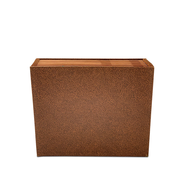 Пользовательский логотип A4 Size 21-MAN-Pockets Kraft Paper аккордеонная папка школьная папка школьная сумка для формы кошелька Организатор документа