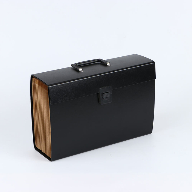 Оптовая 19-карманная A4 Расширяющаяся аккордеонная коробка для бумаги документа Организатор Ручка с коробкой в ​​форме папки в офисной школе офисная школа