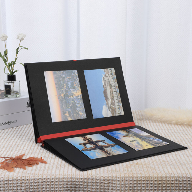 Подпись книга Складная логотип Custom Красочный DIY Фотоальбом бизнес-активность День рождения свадьба выпускной снек с печатью Boyili