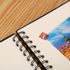 DIY Custom Stude White Cardboard Photo Almbing со спиральной переплетом и тканевой крышкой для свадебных и детей Фотографии фабрика