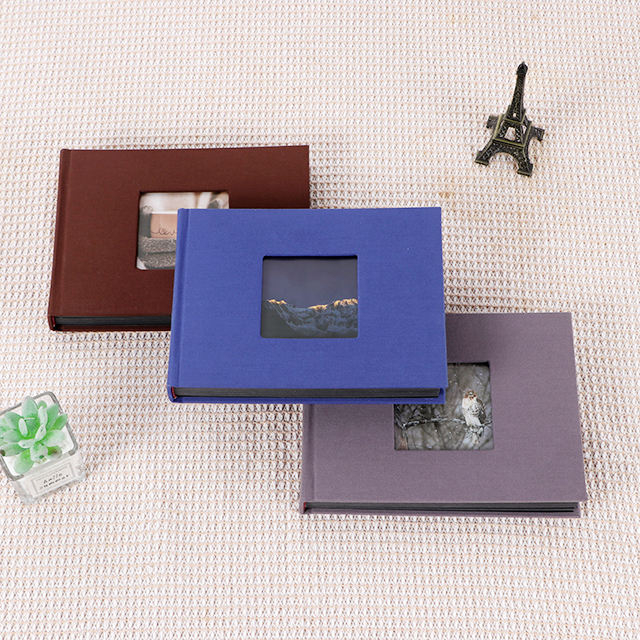 DIY Slip-In Photo-Almab Pape Material Front Window 6x4 4x6 Красочная тканевая ткани для ткани для свадебного детского семейного фото книги