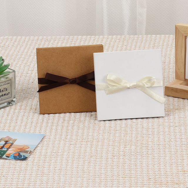 Пользовательский логотип Оптовая книга Kraft Paper лента, узел складной аккордеон фотоальболь для память