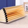 A5 Size Accortion Paller Polder Office School Stactory, изготовленные из ноутбука бумаги для ежедневного использования папки с файлами