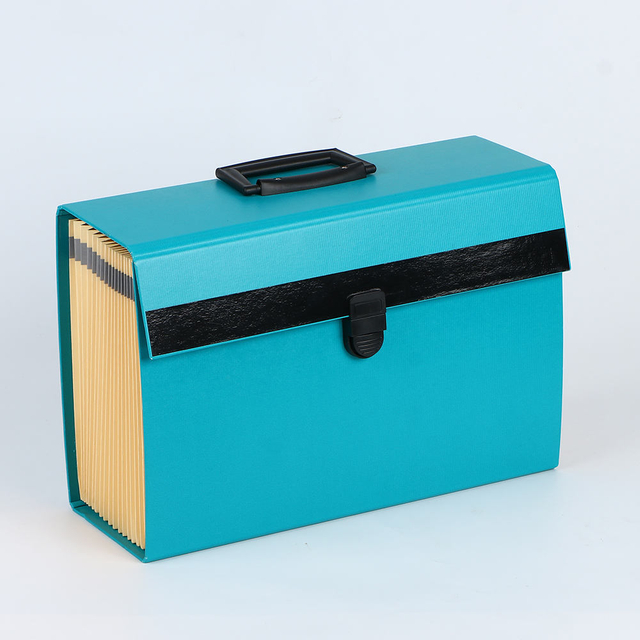 OEM Custom Logo Logo 19-каркатный A4 Расширение аккордеонного ящика с ручкой бумаги организаторов компании Office School Использование